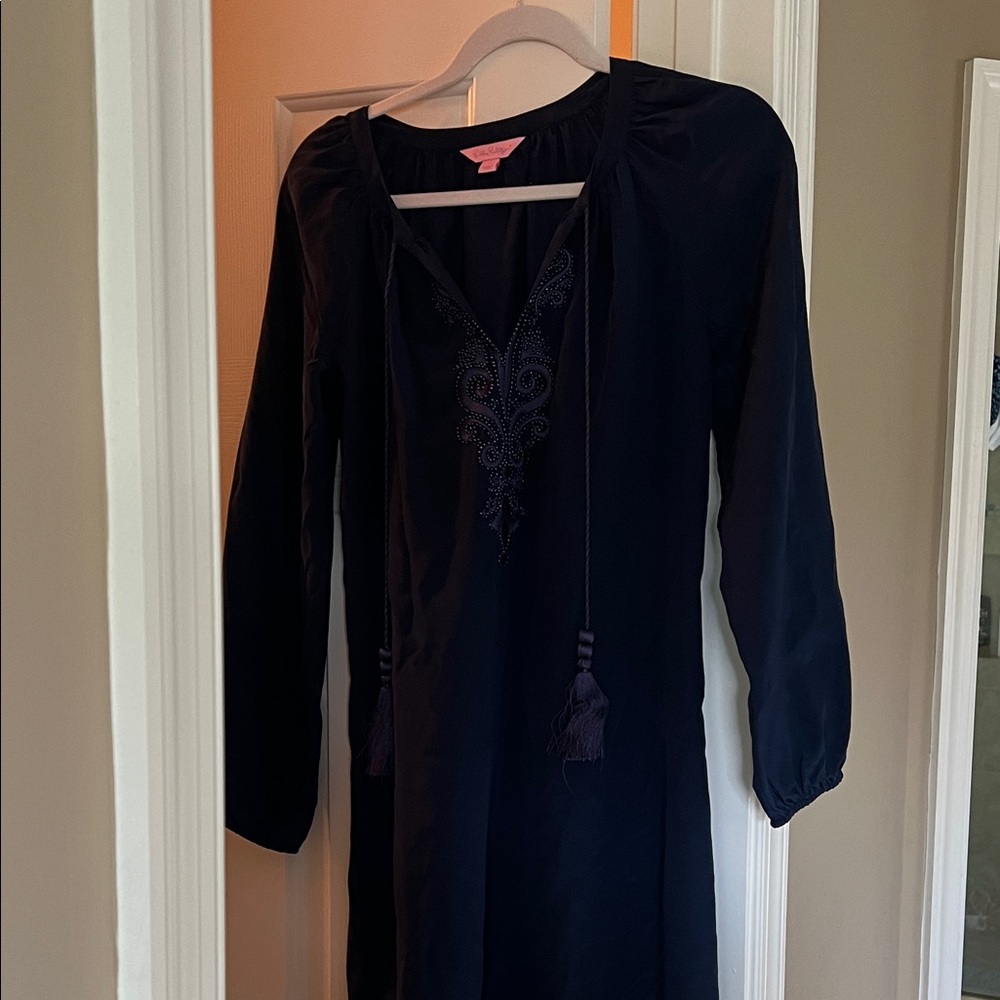 Navy lilly Pulitzer dress